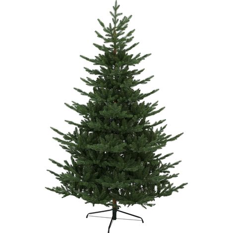 Star Trading Sapin de Noël Brekstad avec base en métal, environ 210x150 cm, vert