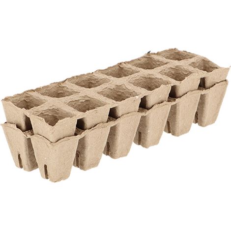 Plateaux en papier recyclé de culture x3