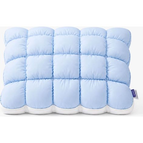 Soft Bubble Pillow Frozen Silk Bed pillow, sleep on back duvet d'oie moelleux pour remplacer les oreillers latéraux rembourrés, hypoallergéniques et lavables en machine (1/4)