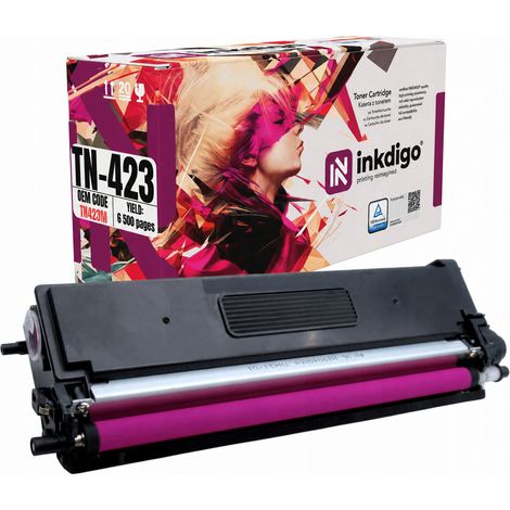 Inkdigo-Toner TN423M, kompatibel mit Brother DCP-L8410CDN und HL-L8260CDW, TÜV-zertifiziert (1/5)