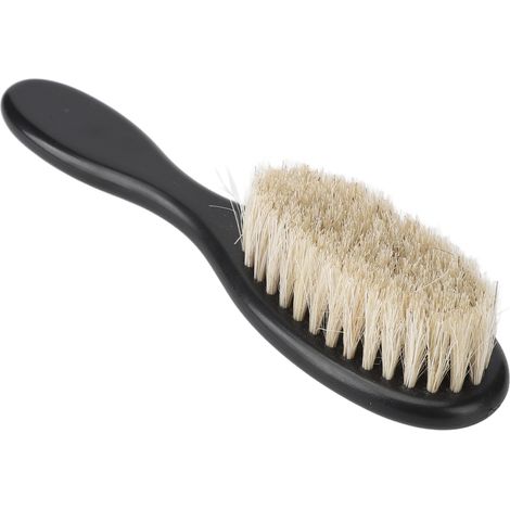Brosse à barbe pour homme, manche en ABS, poils doux, outil de coiffage et de nettoyage pour la maison et le salon de coiffure. (1/5)