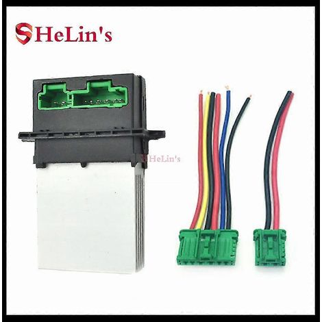 Résistance ou connecteur/fil de ventilateur de chauffage 6441l2 27150-ed70a compatible avec Nissan Tiida SC11 SC11x C11 C11x C11z G11z Livina L10z L11w-resistor (1/5)
