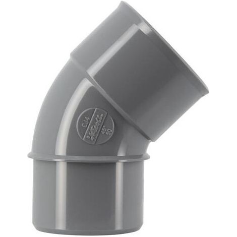 PVC-Bogen 45° MF: 50