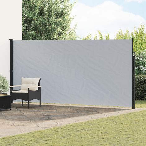 Maison Exclusive - Ausziehbares Seitenmarkise Grau 500 x 200 cm P (1/4)