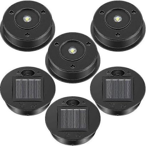 Set of 6 replacement solar lamps for LED solar lamps (7 spare parts included), compatible with outdoor lamps. (1/5)