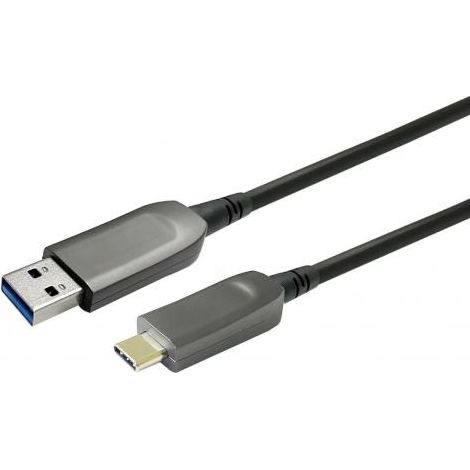 Cavo USB Vivolink PROUSBCAMMOP20 da 10 m, USB C/A, USB 3.2 Gen 1, nero.