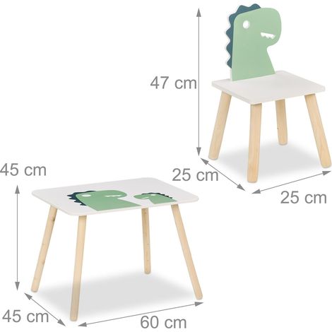 Set di mobili bassi per la cameretta dei bambini attività gioco pittura 60 x 90 x 40 cm in legno giallo 130016985