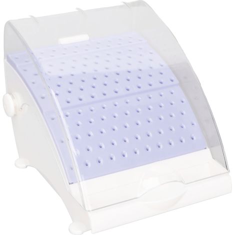 Boîte de nettoyage de fraises dentaires, porte-fraises dentaires à 142 trous, haute/basse vitesse, étanche à la poussière et respectueux de l'environnement (violet) (1/5)