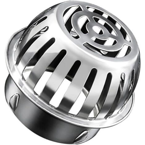 2 pièces Filtre Gouttière Inox Anti bouchage pour Descente Eau Protection Terrasse et Toit Couvercle Drainage Extérieur et Pratique (1/5)