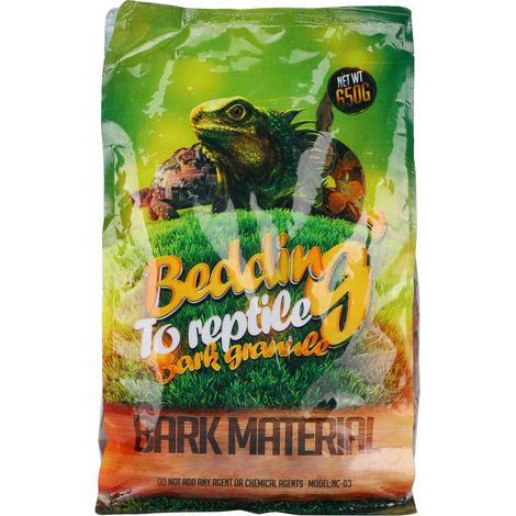 650 g/sac de copeaux fins d'écorce de bois naturel, substrat pour reptiles, imitation bûches forestières, particules fines (1/5)