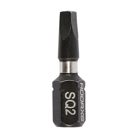 TIMCO X6 Impact Square Driver Bit - No.2 x 25
