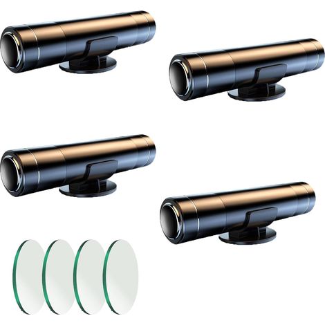 Autoscheibenbrecher, Sicherheitsgurtschneider, Unterwasser-Sicherheitshammer, Notfall-Evakuierungs-Fensterbrecher (4er-Set, schwarz)