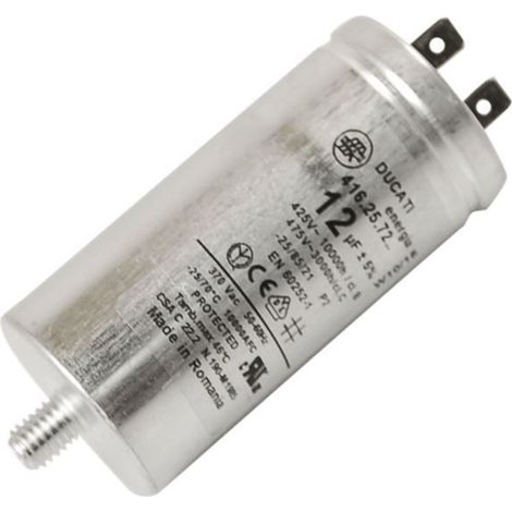 Ersatzteil - Kondensator 12 mF -  - CANDY, HOOVER, FAGOR, ROSIERES, HAIER, OTSEIN, TERZISMO