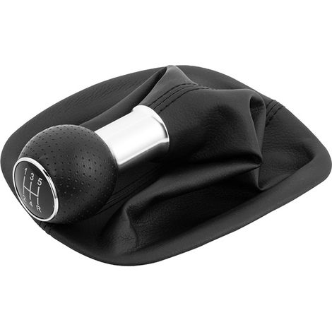 Staubdichte Lederhülle für den Schaltknauf des Volkswagen Passat B5, Schalthebelabdeckung, schwarzes Set für die Fahrerkabine, 6-Gang, einteilig. (1/4)