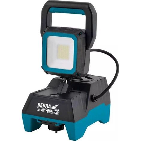 L谩mpara de taller recargable 1600LM 18V 0AH SAS+ALL - DED6905