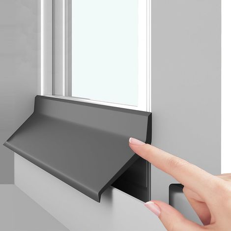 Lot de 1 Bande étanche auto-adhésive sans collage pour porte et fenêtre - 2m x 4.5cm