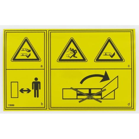 Decalcomania di sicurezza ETESIA ET13089