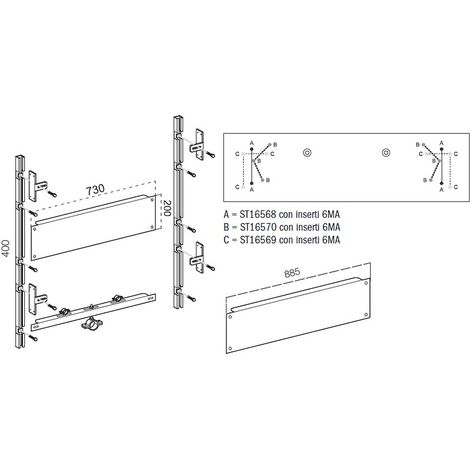SCELTO DA DESIVERO Struttura full per staffa lavabo per codice prod: DSV16571