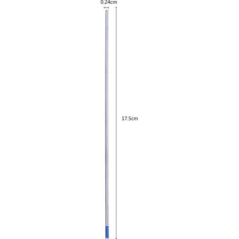 Électrodes de soudage, électrodes au lanthane, électrodes à pointe bleue (2,4  175 mm) (1/5)