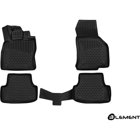 KIT TAPPETINI 3D COMPATIBILE CON VOLKSWAGEN Golf VII Sportwagen, 2013-, wagon, 4 pcs. TAPPETINO IN GOMMA TPE BORDO ALTO 3D ANTISCIVOLO IMPERMEABILE (1/5)