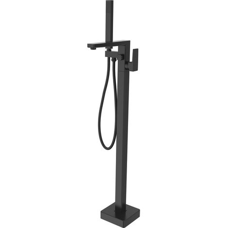 TURSI Mitigeur de Baignoire au Sol, noir mat