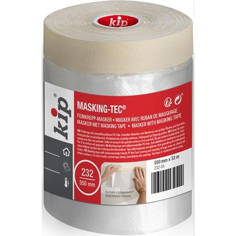KIP 224967 232 Plastic Masker Tape 0.55 x 33m KIP224967 (1/5)