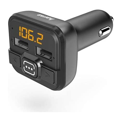 Hama 00014163 transmisor FM 87,6 - 107,9 MHz Encendedor de cigarrillos Negro (1/5)