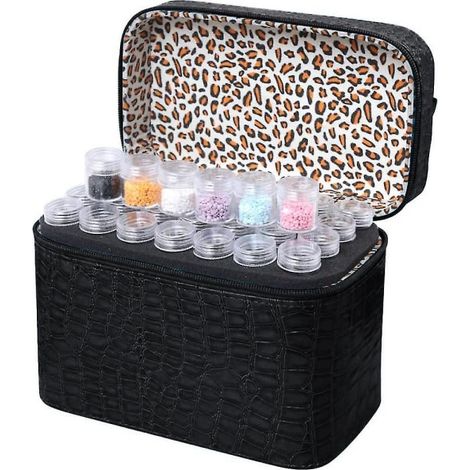 Boîte de rangement pour diamants, broderie diamant, organiseur de perles, boîte de perles diamant, rangement pour peinture au diamant, lot de boîtes de tri. (1/5)
