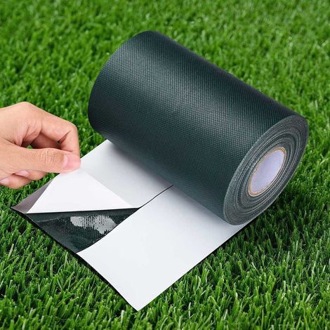LEDANDER Bande de jonction autocollante pour gazon artificiel (pour raccord de gazon synthétique) — Bande adhésive non tissée simple face, 50 mm x 5 m (1/5)