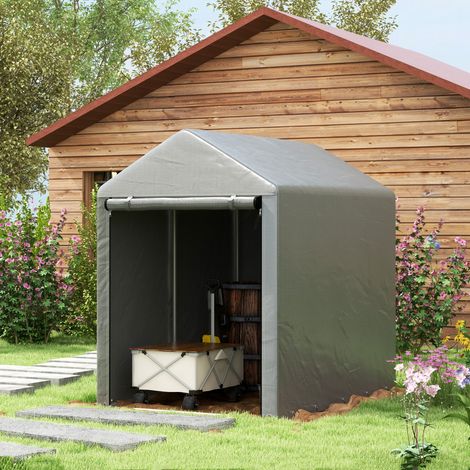 Abri pour moto 120×179×165 cm – Con éclair firme, protección exterior