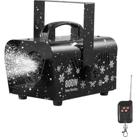 VEVOR Machine a Neige 1500 W, Machine a Flocons de Neige Artificielle Portative Suspendue, avec Telecommande sans Fil, Reservoir 5 L, pour Fetes de Noël, Effet de Scene, Decoration Exterieur Interieur