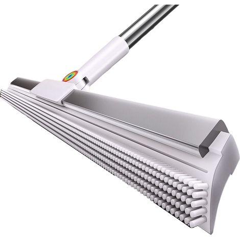Balai-serpillère magique en silicone pour le nettoyage des sols de salle de bain, balai-serpillère à double usage (1/5)