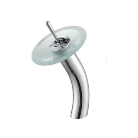 Waschtischarmatur Wasserfall Mattglas 30 cm (1/3)