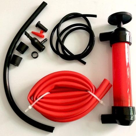 Tuyau d'aspiration d'huile moteur, seringue manuelle pour vidange d'huile, extracteur de carburant, tuyau d'aspiration, pistolet à vide, pompe à vide.