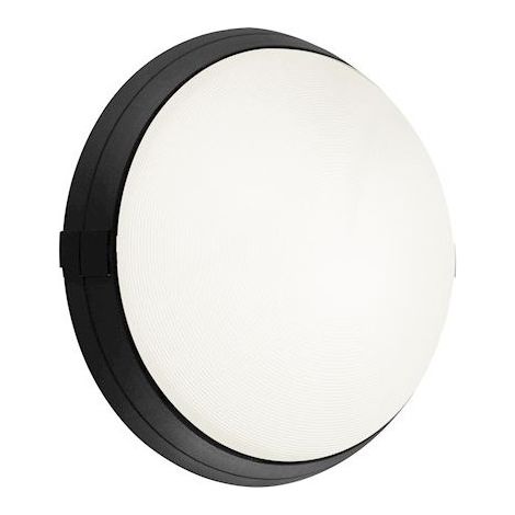 Sarlam 500276 Hublot fonctionnel Super 400 en verre trempé - E27 - 70W - Fonction On/Off - Rond - Noir - Non dimmable (1/3)