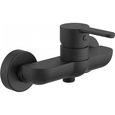 Mitigeur de douche Schütte DENVER noir mat (1/5)