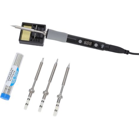 Tragbares Lötkolben-Set, elektronisches Schweißwerkzeug mit Lötspitzen, AC100-240V, SQD60B (EU-Stecker) (1/5)