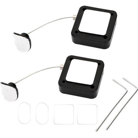 2er-Set einziehbare Kabelschlösser für Fernbedienungen, Controller & Tablets