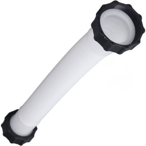 Tubo di ricambio per pompa della piscina Intex, tubo di ricambio per piscina da 1,5 pollici di diametro per piscine fuori terra, bianco, 0,4 m / 1,3 piedi (1/5)