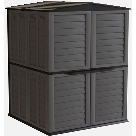 Casette da giardino in polipropilene rinforzato, box per