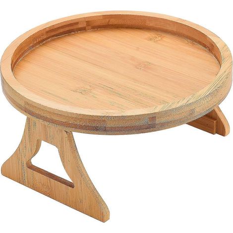 Cette tablette à clipser sur l'accoudoir d'un canapé est flexible et pliable, compatible avec les grands canapés. Fabriquée en bambou antidérapant, elle peut accueillir des boissons, des en-cas, des t (1/5)