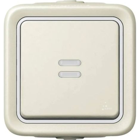 [NEUWERTIG] B-Ware Legrand Installationsschalter 069613 Schalter Plexo Weiß 3 Auslässe Kunststoff