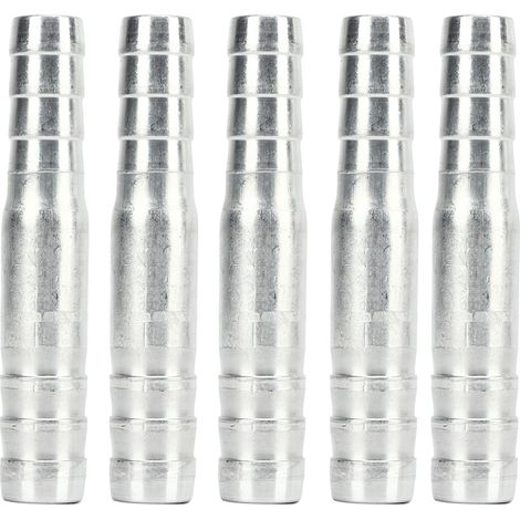 50 connecteurs universels en aluminium pour tuyaux de climatisation avec embouts cannelés, adaptés aux modifications automobiles, camions et d'ingénierie, avec des tubes de 12,5 mm à 14 mm. (1/5)