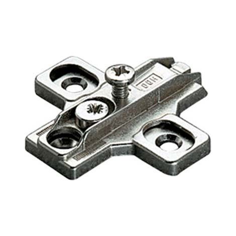 BASETTA CERNIERA INCASSO B2R3E SALICE - ZAMA NICH REGISTRABILE H.MM 0 MM 37X32- 10 pezzi