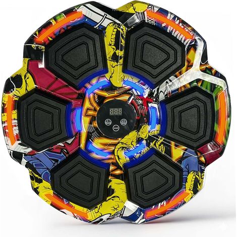 Intelligente Bluetooth-Boxmaschine mit Musikfunktion, automatischem Zähler, 9 Rhythmusmodi, inklusive Boxhandschuhen, geeignet für Heimsport und Training