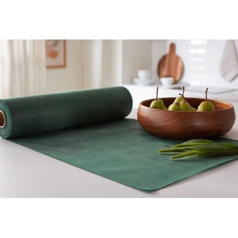 PAPSTAR, Runner da Tavolo, in Tessuto Non Tessuto Soft Selection, 24 m x 40 cm, Colore Verde Scuro su Rotolo, 84319 (1/2)