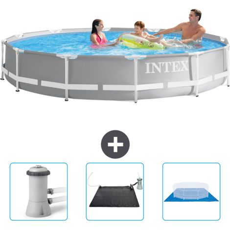 Prism Frame Pool Rund - 366x76 cm - 4-teilig  SCB79 (1/4)