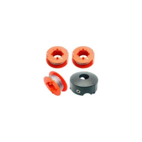 F016800175 Bobine de Fil pour Bosch Art 23 26 30 Easytrim et Combitrim,Pro-Tap Automatique Bobine Cordon Souple,8M x 1,6mm avec Couvercle F016L71088(3 Bobine + 1 Couvercle),- Crezuo (1/4)