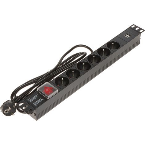 PD-6/R-USB-Steckdosenleiste (1/5)