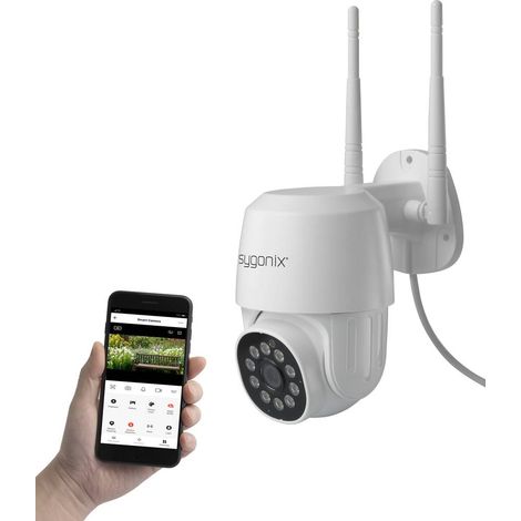 Caméra de surveillance IP Sygonix PTZ WLAN SY-4760960 Ethernet, Wi-Fi 1920 x 1080 pixels (1/4)